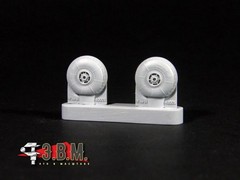 Resin Wheels Landing Gear for scale model Mil Mi 24 Hind 1:35