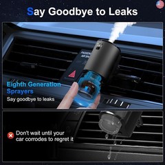 Car Air Freshener, Smart Car Air Freshener for Vent Clips, 1200 Sprays Per