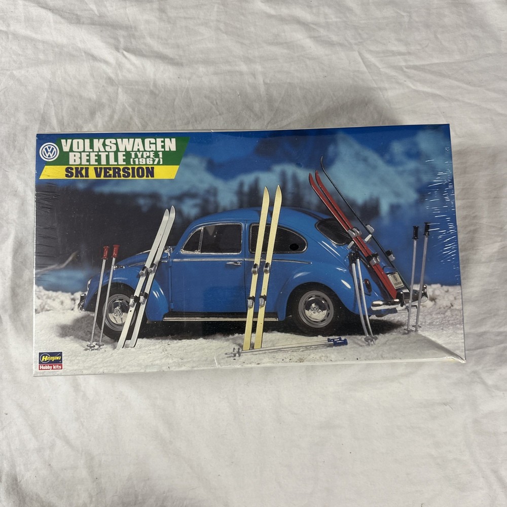HASEGAWA 21244 VW VOLKSWAGEN BEETLE TYPE 1 1967 SKI VERSION 1:24 New Sealed
