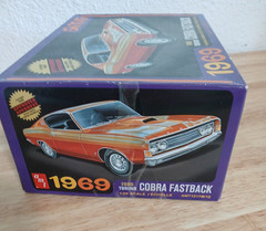 AMT 1969 Ford Torino Cobra Fastback Model Kit 1:25! Build it one of two ways!!