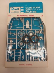 REVELL 1963 BSA Motorcycle Model Custom Kit C1165 Chrome 1963 Nos