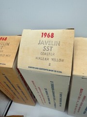 7 NOS Johan 1968 AMC Javelin SST Dealer Promo Cars w/ Original Boxes & CASE BOX