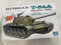 Trumpeter Russian T-54A & T54B Model 1951 1/35 Motorized #MM-00340-FREE SHIPPING