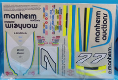 Blue Ridge | No. ? | 1:25 #7 manheim auctions Lumina Decals