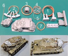 1/35 M728 CEV Upgrade (crane boom in travelling position) for AFV Club #35254