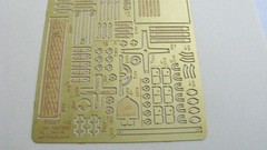 Photo-etched detailing set for scale model Ford-T 1917 Ambulance ICM 35661, 1/35