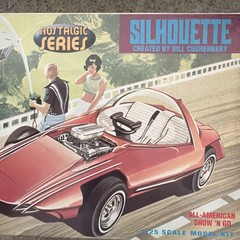 Amt 1/25 All American Show N Go Silhouette Bill Cushenbery Plastic Model Kit