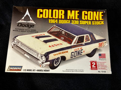 Lindberg Color Me Gone 1964 Dodge 330 Super Sport Kit # 72156 Factory Sealed MIB