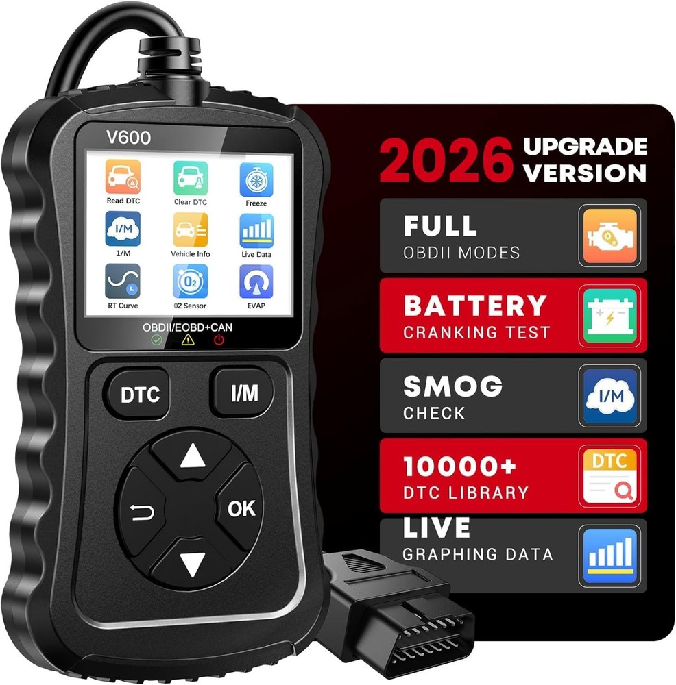 XIAUODO OBD2 Scanner Car Code Reader Support Voltage Test Plug and Play Fixd Car