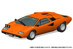 AOSHIMA 1/32 The Snap Kit Series Lamborghini Countach LP400 Orange Color-coded P