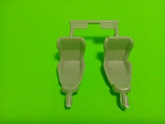 Recaro Style Bucket Seats 1964 Mercury Comet Moebius 1/25 Pro Touring Hi Back