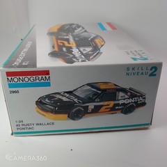 Monogram 2960 1 24 Scale Rusty Wallace Pontiac Stock Car Model Kit New