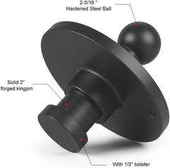 5Th Wheel Gooseneck Ball Hitch Adapter 2-5/16” Kingpin to Towing Receiver 20852