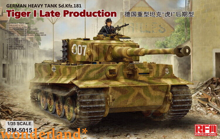 Ryefield-Model 1/35 5015 Pz.Kpfw.VI Ausf.E Sd.Kfz.181 Tiger I Late Production