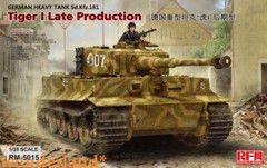 Ryefield-Model 1/35 5015 Pz.Kpfw.VI Ausf.E Sd.Kfz.181 Tiger I Late Production
