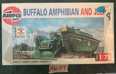 1/72 Airxfix Buffalo Amphibian and Jeep (Factory Sealed) Lot AW-119