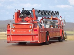 1/25 scale American LaFrance ladder truck, built by Bill Ayer