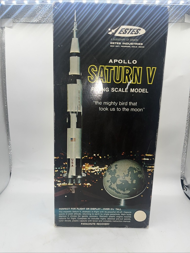 Estes Apollo Saturn V Flying Model Rocket – #1236 (K-36) – Untested, Appears New