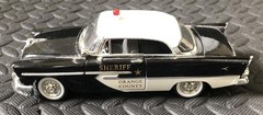 Vintage Signature Orange County Sheriff 1956 Plymouth Police Car Model