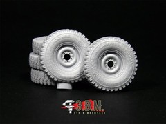 1:35 Resin Wheels Ya 192 for scale model UAZ vehicles