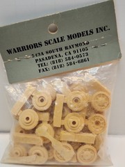 Warriors Scale Model 1/35 Resin WWII German Tank Panzer IV Damaged Roadwheel Set