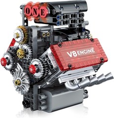 Ultimate STEM 478PCS V8 Engine Kit – Build, Learn & Experience Real Engine Power