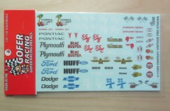 Fantasy Vintage Pro Stock Drag 1:24 1:25 Gofer Decals Car Model 11069