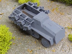 Roco Minitanks 1/87 Modified WWII German SWS/251 Halftrack W/Rockets Lot#9561B©