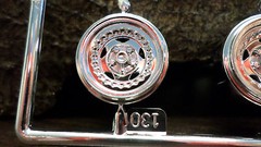 Revell 69 1969 NOVA SS 1/25 Chrome Centerline Rim Wheel Drag Slick Tire Race Car