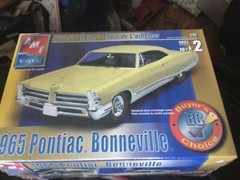 AMT 1965 Pontiac Bonneville Model Kit Factory Sealed #38174 Hardtop Muscle Car