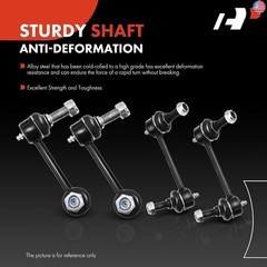 A-Premium Set of 4, Front & Rear Sway Bar Links Kit Stabilizer Bar Links,