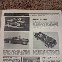1966 Model Car & Model Racing News Also has Slot Cars Little Red Wagon Boss Mako