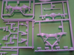 65 1965 Impala SS 396 1/25 frame chassis axle rear end exhaust model car parts