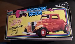 vint 1989 Monogram 1:24 Model BEACH BOYS ROCKIN’ RODS Li’l DEUCE COUPE OPEN BOX