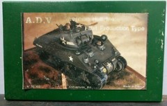ADV Sherman M4A4 Hull WWII 1/35 #35105 Unused Unpainted Rare Model B1-4-Box 2-C
