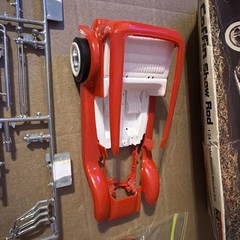 Vintage Monogram Li’l Coffin Show Rod Model Kit 1/24 Needs Work To Finish