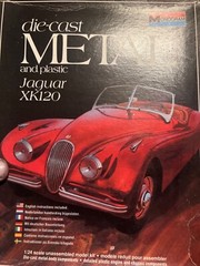 Die cast metal jaguar xk120