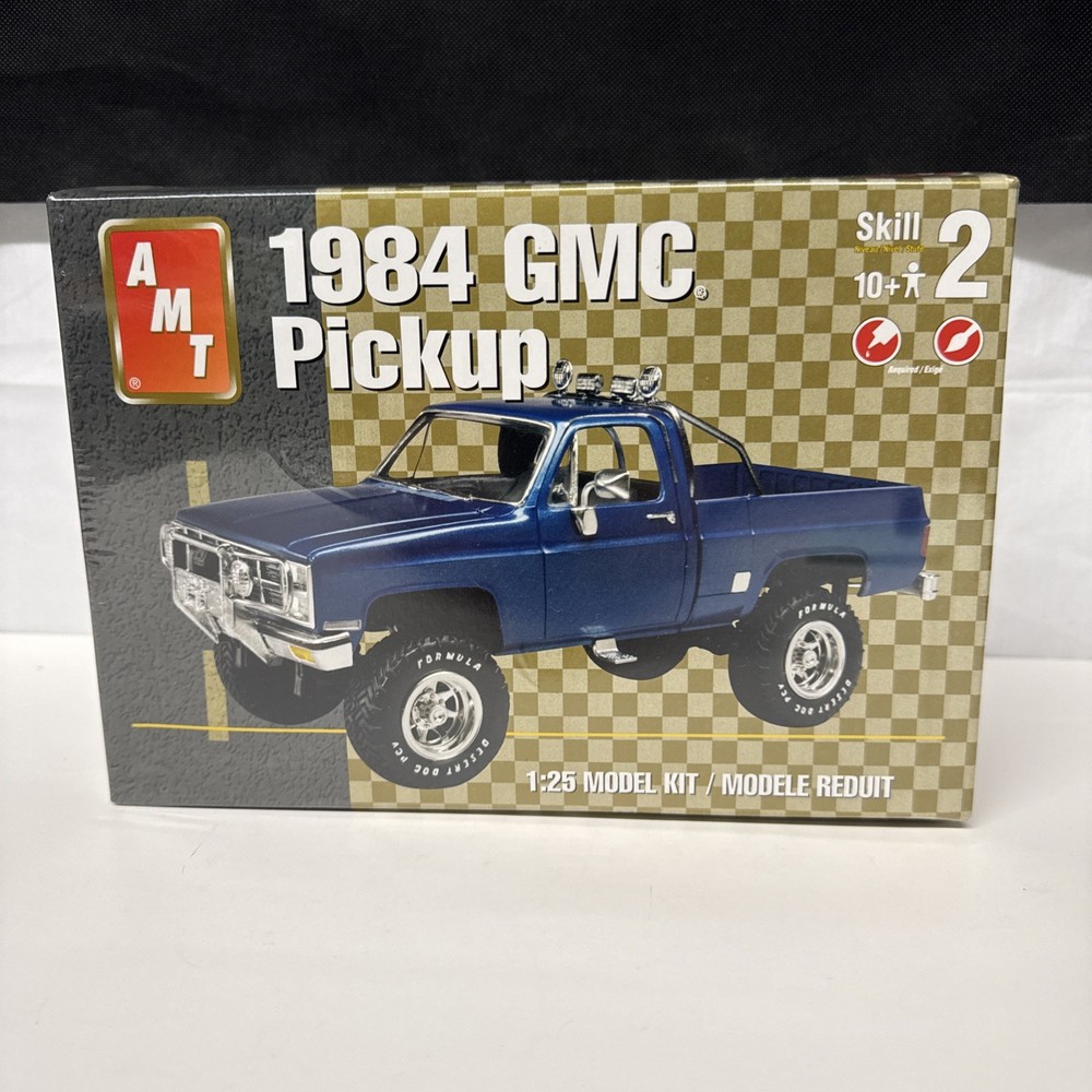 AMT 1984 GMC Pickup 1:25 Model Kit #38363 NIB. Factory Sealed 2005