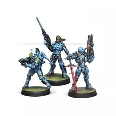 Die-cast Resin Model Assembly Kit, GK, Resin Battle Group 3 People, Unpainted…