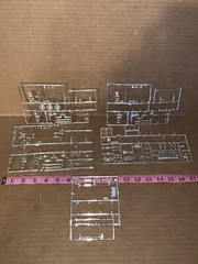 Vintage Junkyard Lot Of Plastic Model Car Chrome Grids (Lot Jy352)