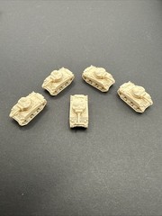 U.S. Army M4 Sherman Mini Tank, 3D Printed , 1/150 Scale, PLA Plus Beige/Tan
