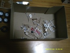 AMT 1/25 Scale 1957 CHEVY BEL AIR HARDTOP” OPEN BOX and Plastic”
