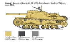 PLATZ/italeri 1/35 WWII Italian Self-Propelled Gun Semovente M42 da 75/34