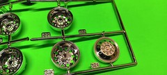 1/25 Tyrone Malone Hideout Kenworth Aerodyne Transporter Chrome Rims Wheel Backs