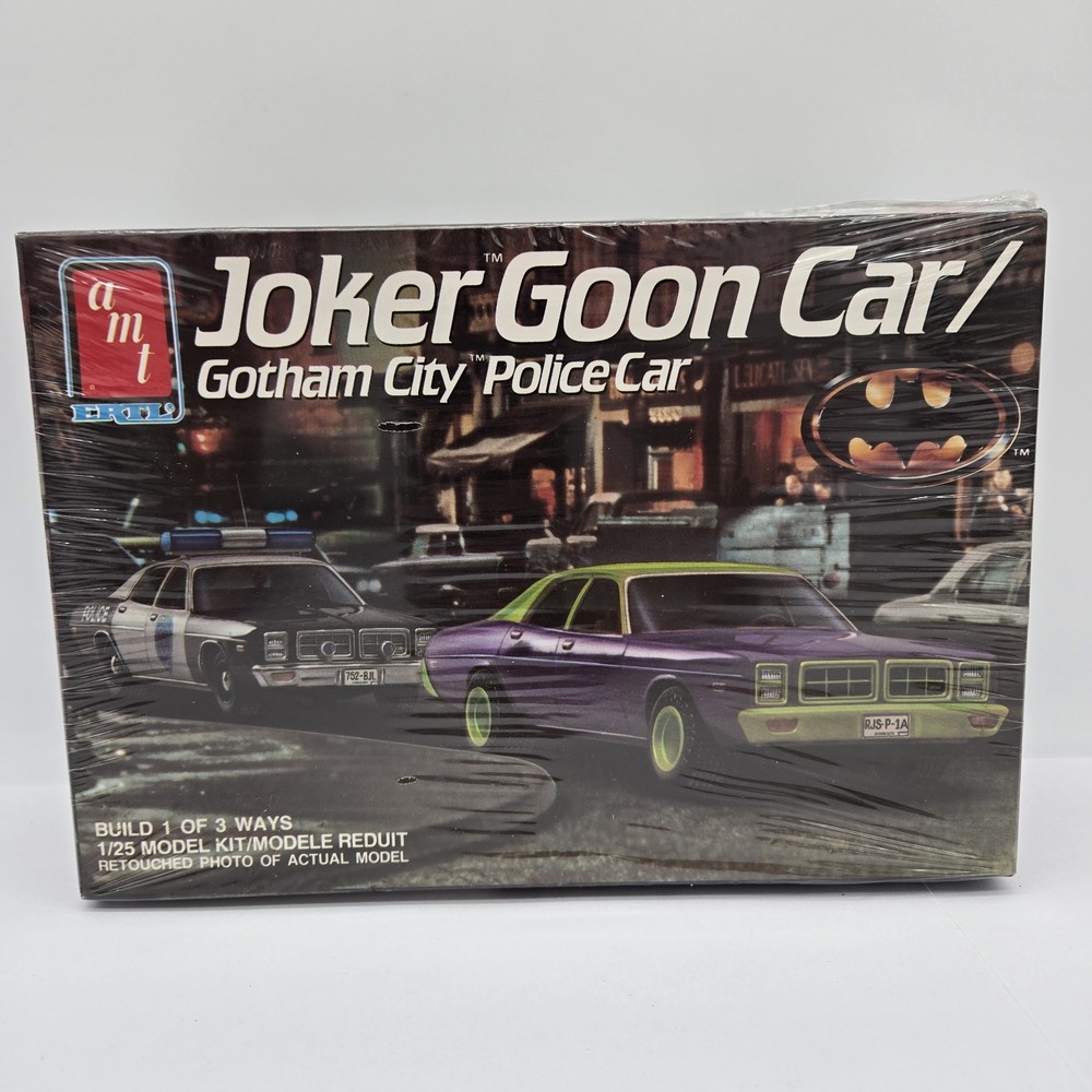 AMT Joker Goon Car Gotham City Police Car Batman Movie 1989 1:25 Model Kit NEW