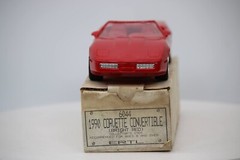 AMT/ERTL 1990 Corvette Convertible Bright red Promo Model 1:24 #6044