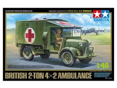 Tamiya 1/48 Scale British 2T 4X2 Ambulance Plastic Model Kit 32605