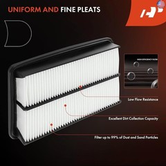 A-Premium Engine Air Filter Compatible with Hyundai Elantra(17-20),