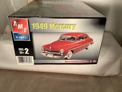 AMT ERTL #31762 1:25 Scale ‘49 Mercury Open Box Parts Are In Plastic Bags sealed