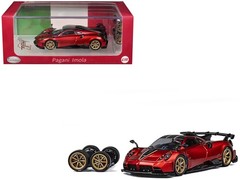 CM Models CM64-IMOLA-05 1/64 Pagani Imola Red Metallic with Carbon